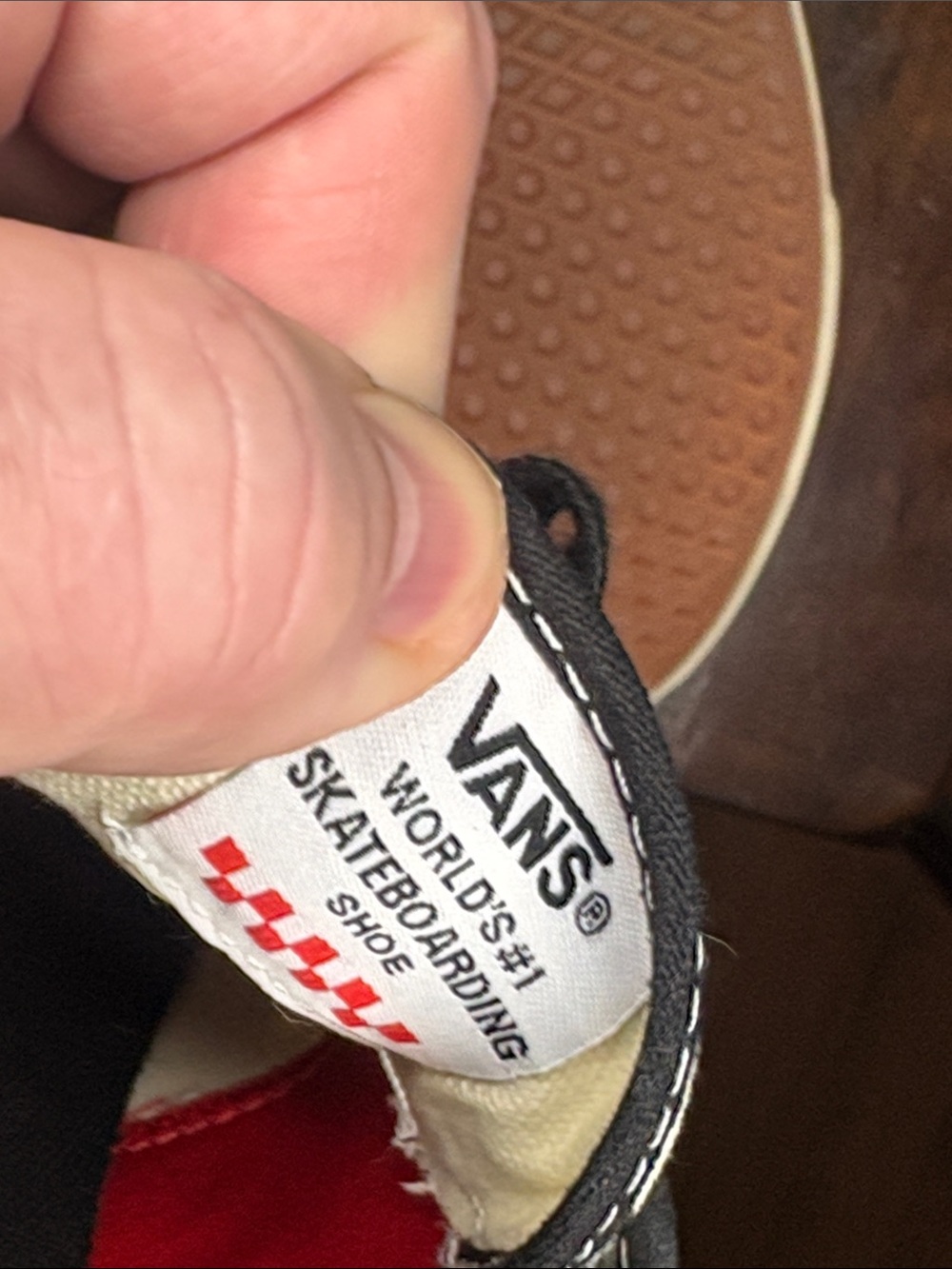 Vans Checkerboard Black and White Low-Top Sneakers No Box - Picture 4 of 5